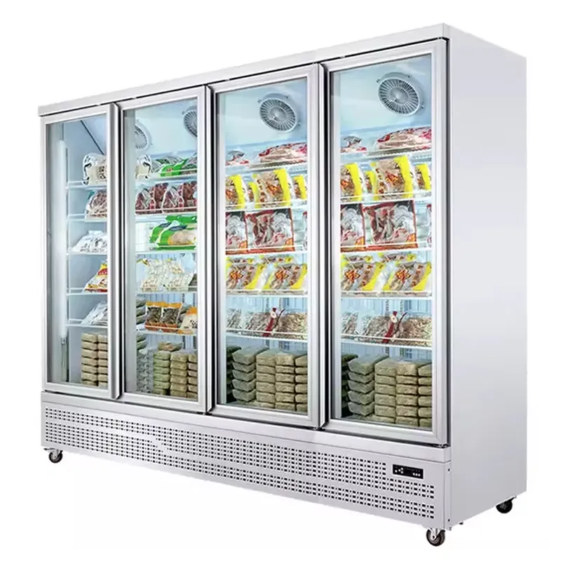Wine Beer Fridge Cabinet - ثلاجة عرض زجاجية مخصصة للمنزل والبار