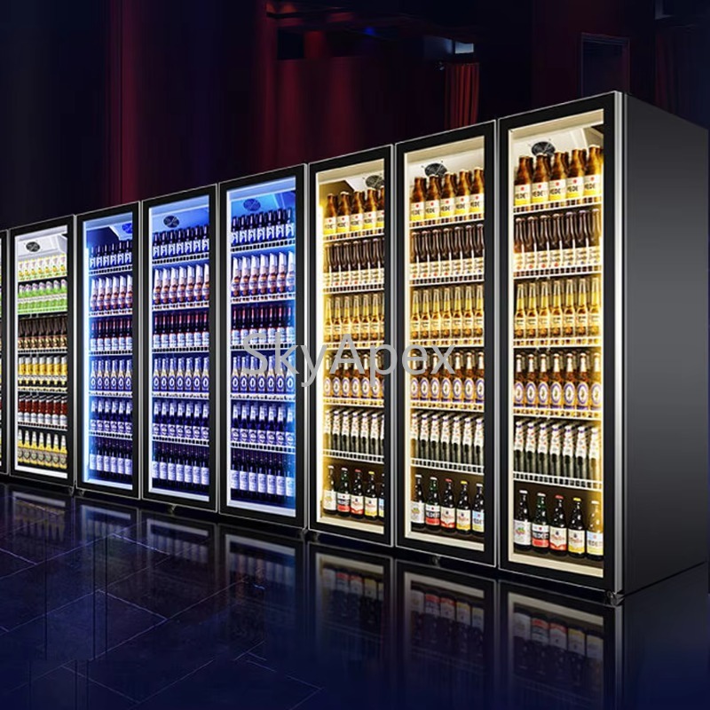 Wine Beer Supermarket - ولادة جديدة رائجة البيع الزجاج الشفاف