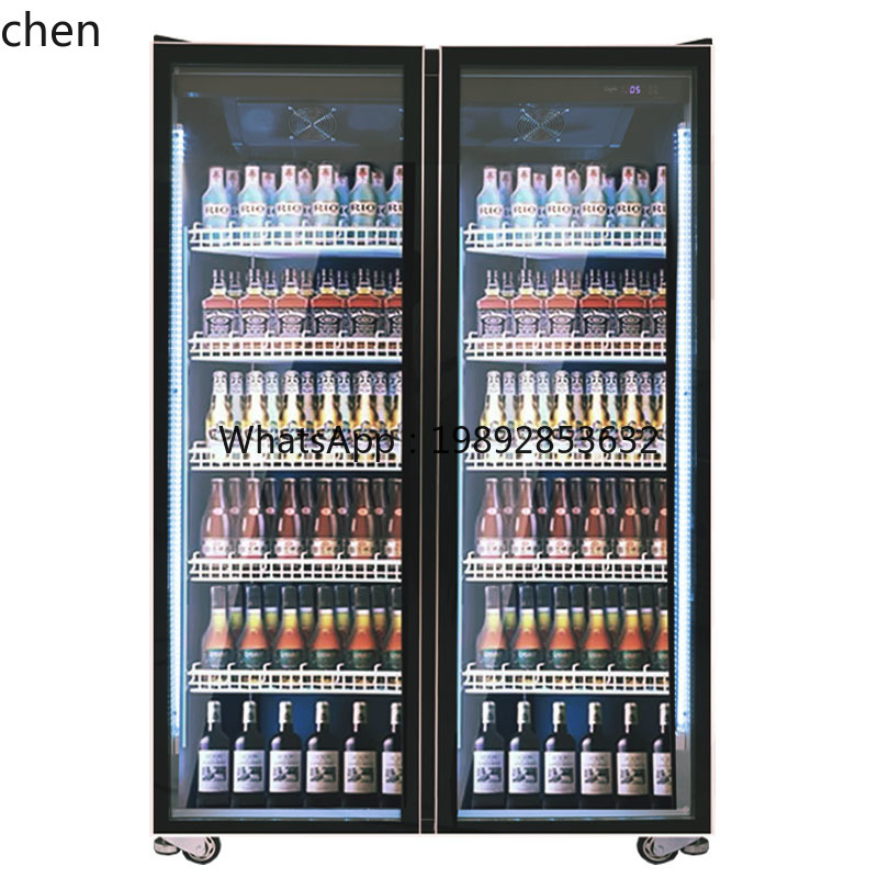 Wine Beer Supermarket - B1 ثلاجة عرض المشروبات والبيرة والنبيذ،
