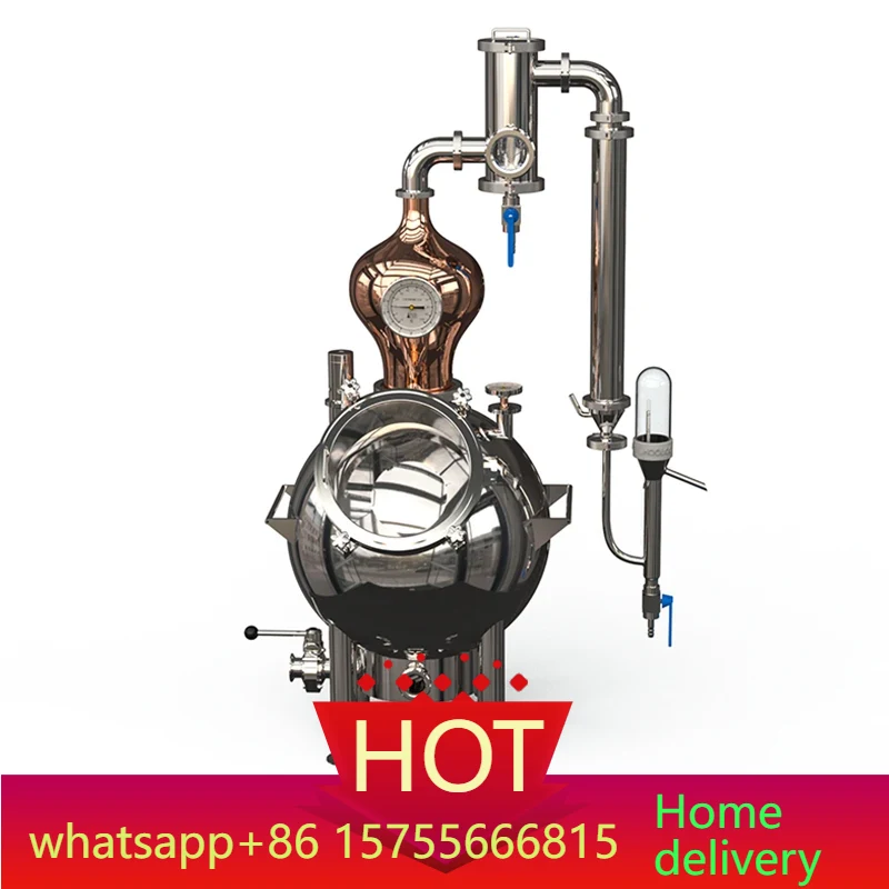 Wine Beer Distillation - جهاز تقطير على شكل قرع سعة