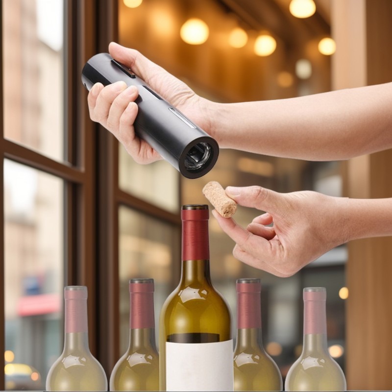 Wine Opener Electric - فتاحة زجاجات كهربائية للنبيذ الأحمر مع