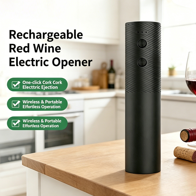 Wine Opener Electric - فتاحة زجاجات نبيذ كهربائية قابلة لإعادة