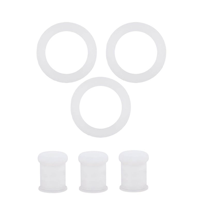 Bottle Stopper Set - A49K-حلقات سيليكون بديلة للإغلاق والمانعة للتسرب