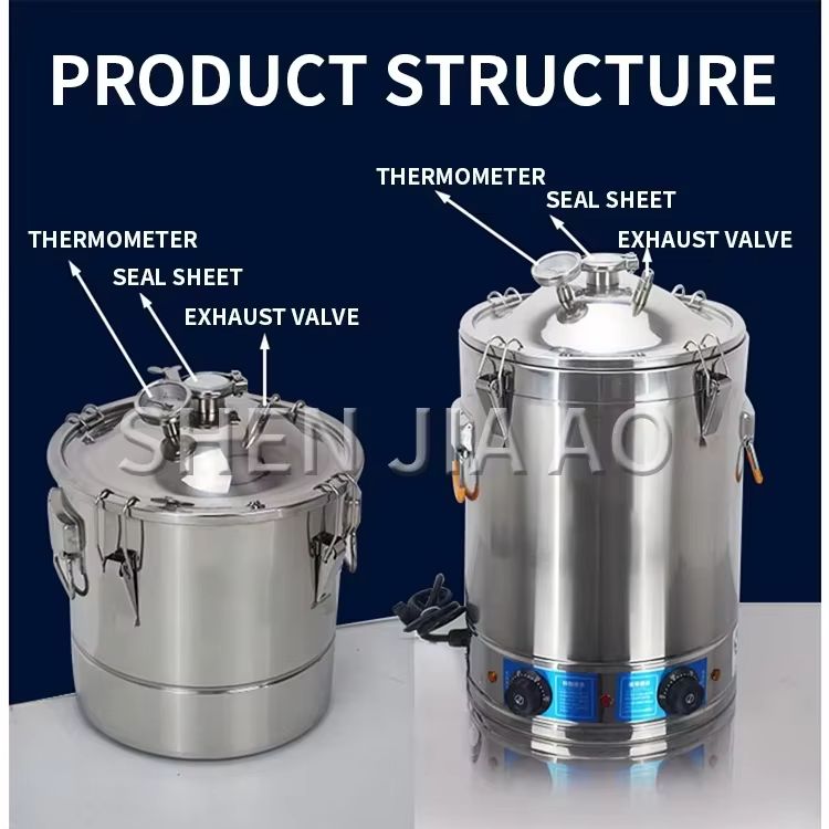Wine Beer Distillation - جهاز تقطير كحول من الفولاذ المقاوم