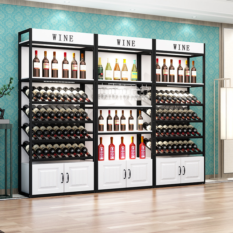 رف عرض النبيذ والبيرة المخصص،  - مراجعة Wine Beer Supermarket وسعره
