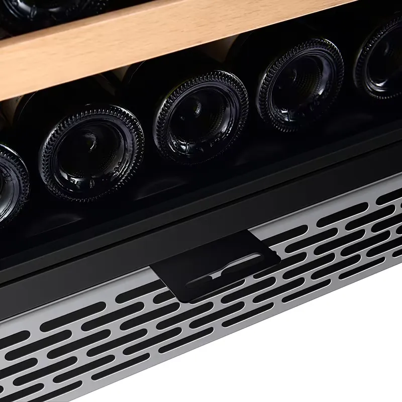 ثلاجة نبيذ بسعة 48 زجاجة مع با - مراجعة Wine Beer Fridge Cabinet وسعره