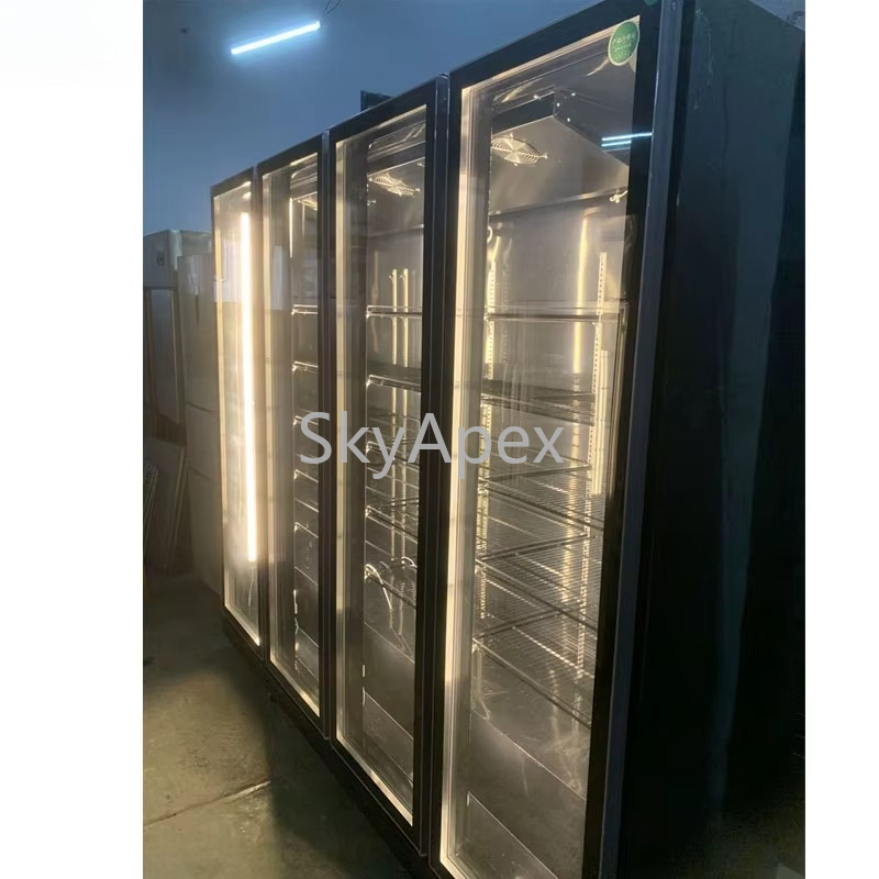 ثلاجة عرض عمودي 3 أبواب مصنوعة - مراجعة Wine Beer Supermarket وسعره