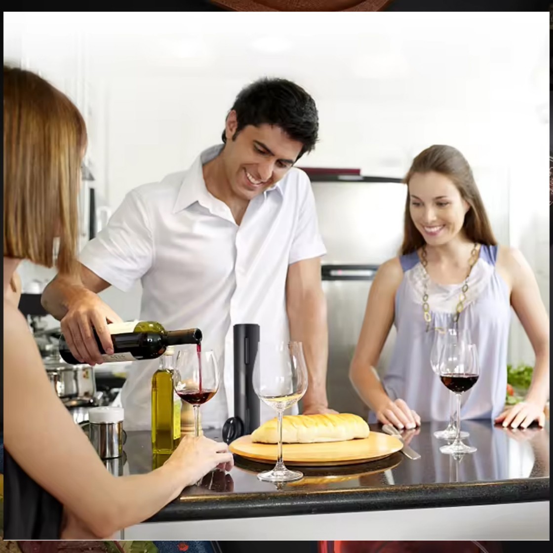 فتاحة زجاجات النبيذ الكهربائية - مراجعة Wine Opener Electric وسعره