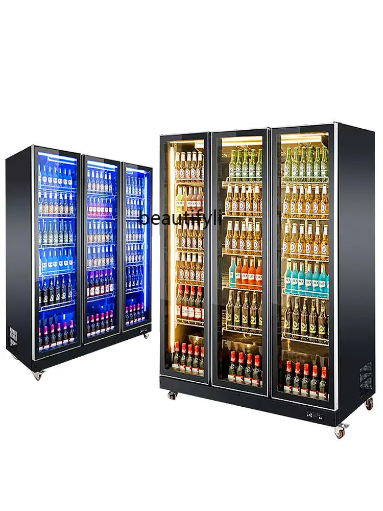 E132 عمودي مبرد النبيذ البيرة  - مراجعة Wine Beer Supermarket وسعره