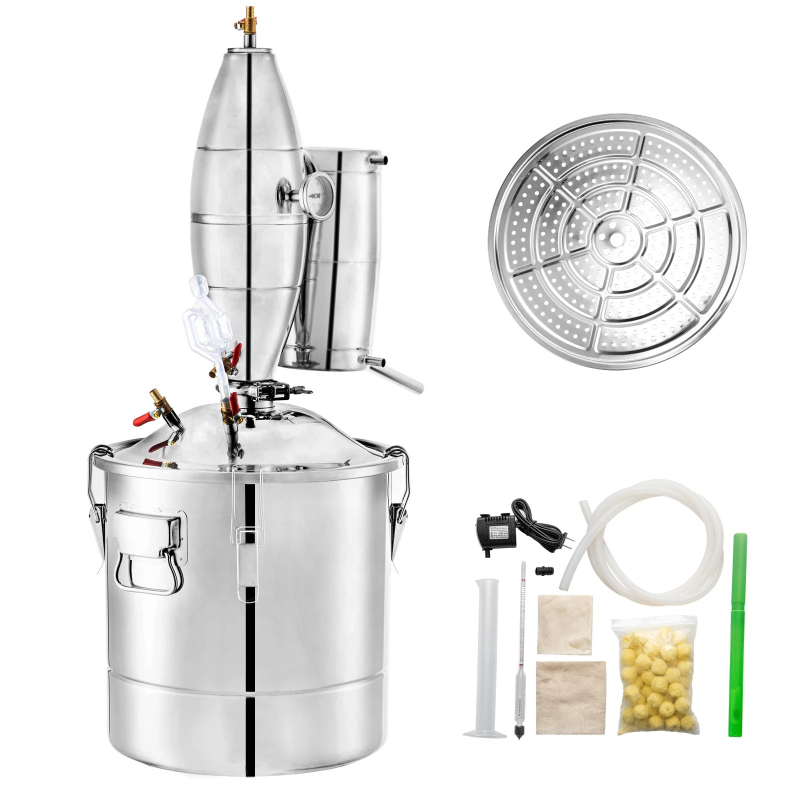 جهاز تقطير الكحول سعة 20 لتر و - مراجعة Wine Beer Distillation وسعره