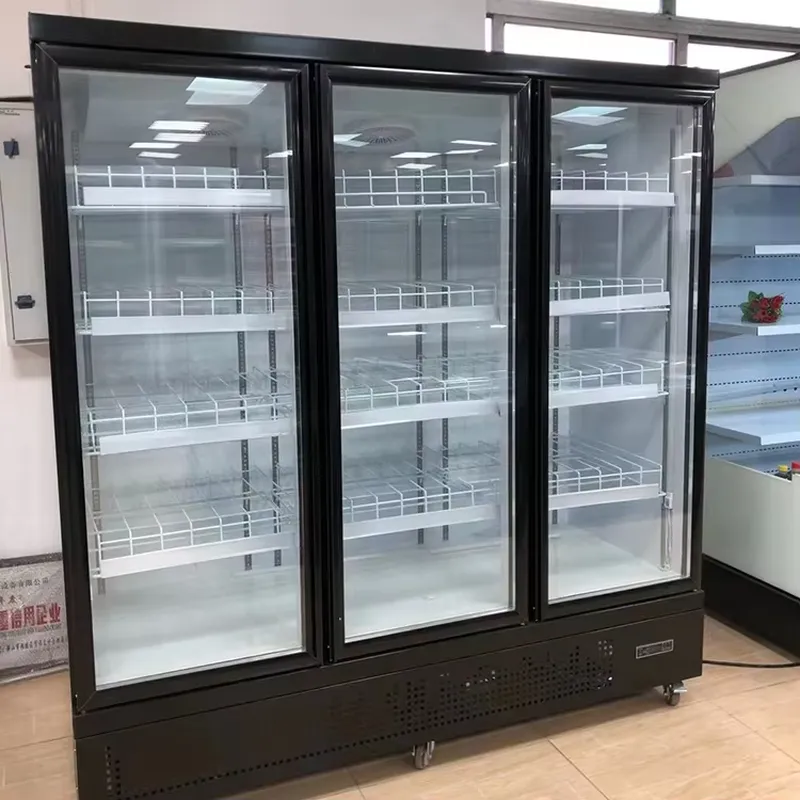 ثلاجة عرض زجاجية مخصصة للمنزل  - مراجعة Wine Beer Fridge Cabinet وسعره