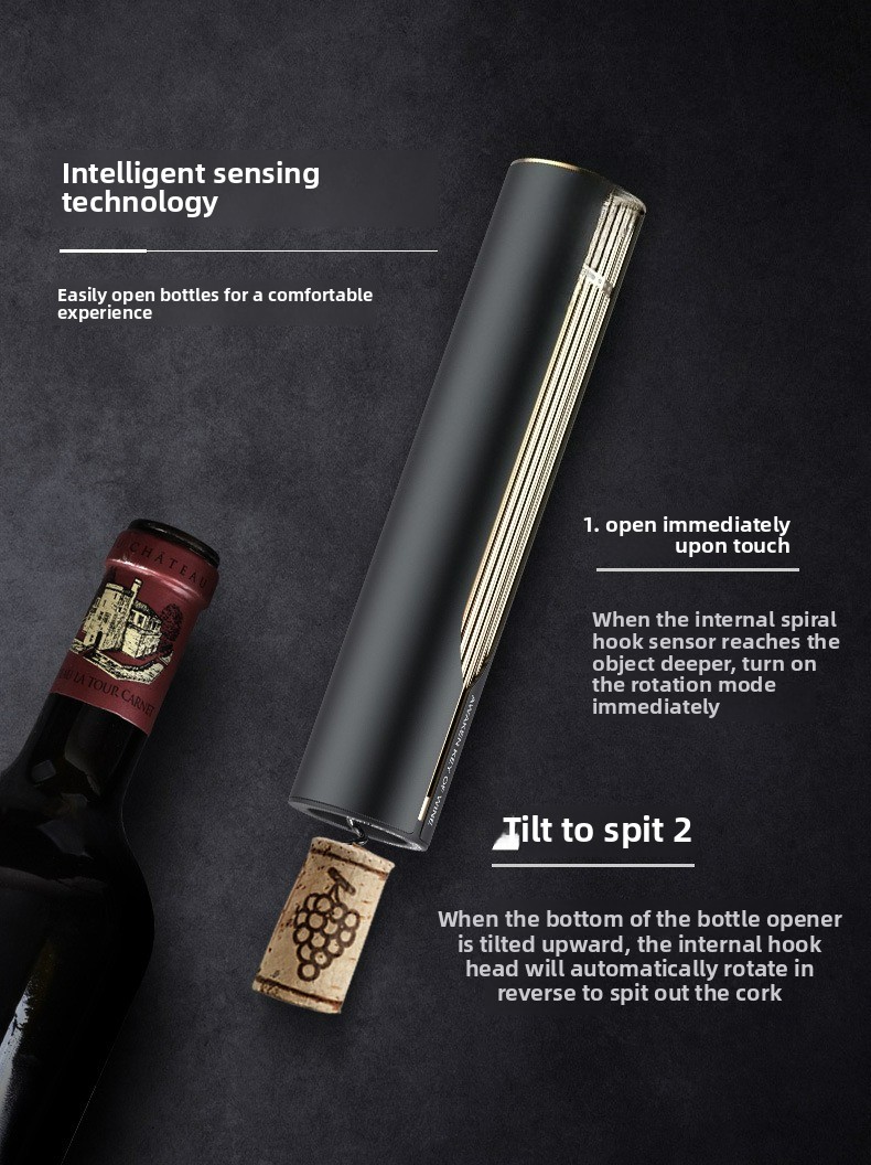 فتاحة زجاجات إلكترونية أوتومات - مراجعة Wine Opener Electric وسعره