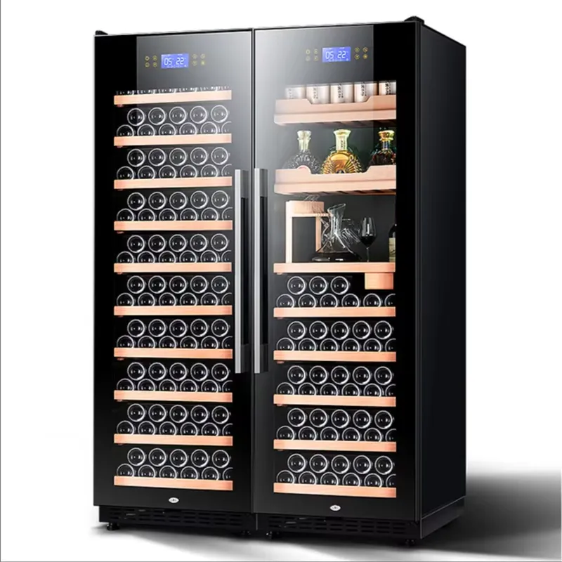 ثلاجة نبيذ بضاغط، مبرد بار، ثل - مراجعة Wine Beer Fridge Cabinet وسعره