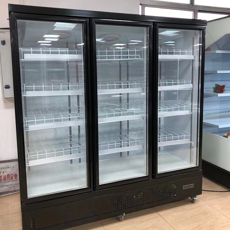باب زجاجي للمنزل والبار زجاجة  - مراجعة Wine Beer Fridge Cabinet وسعره