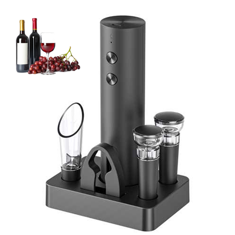 مجموعة فتاحة زجاجات النبيذ الك - مراجعة Wine Opener Electric وسعره