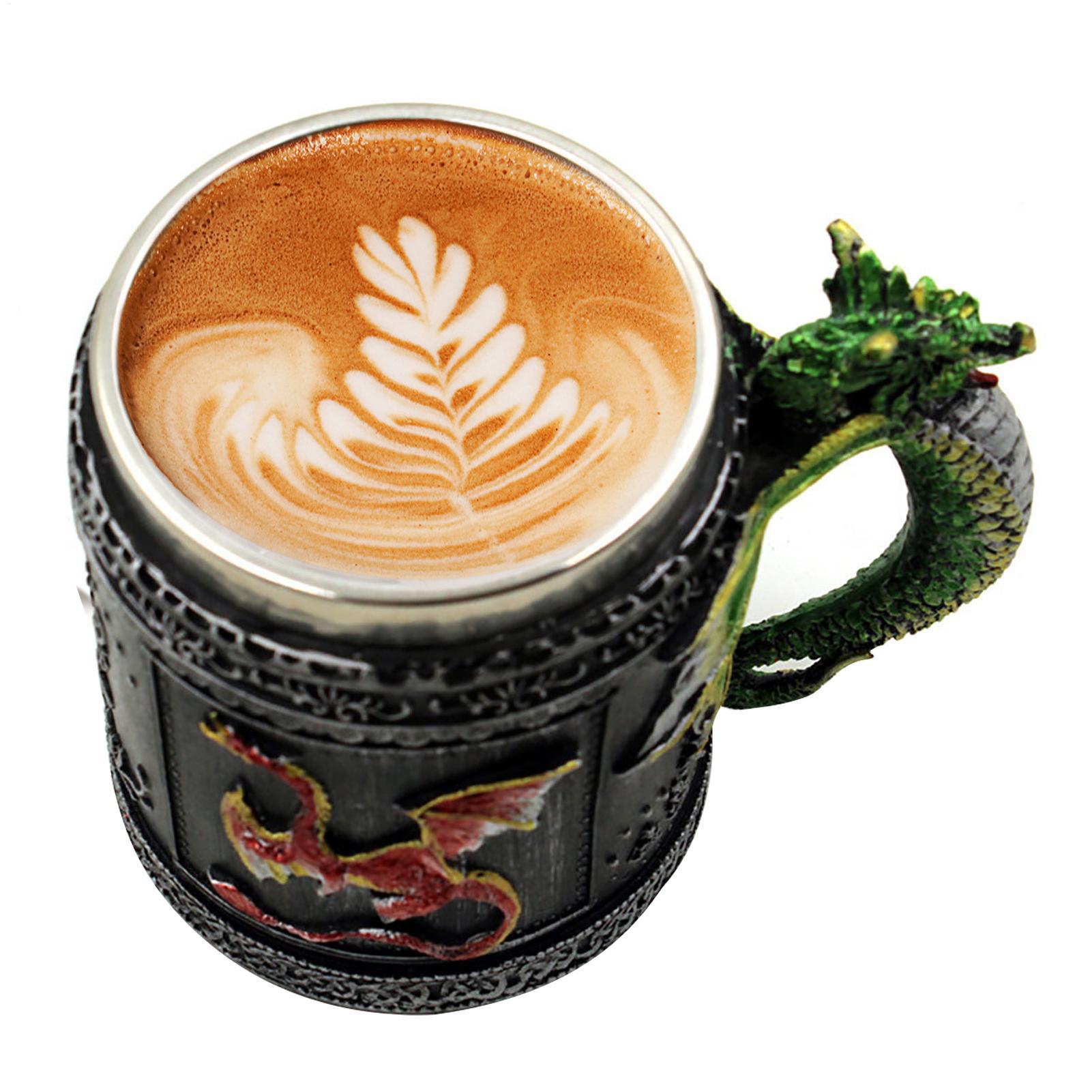 كوب على شكل تنين، أكواب شرب قو - مراجعة Wine Beer Coffee Drink وسعره