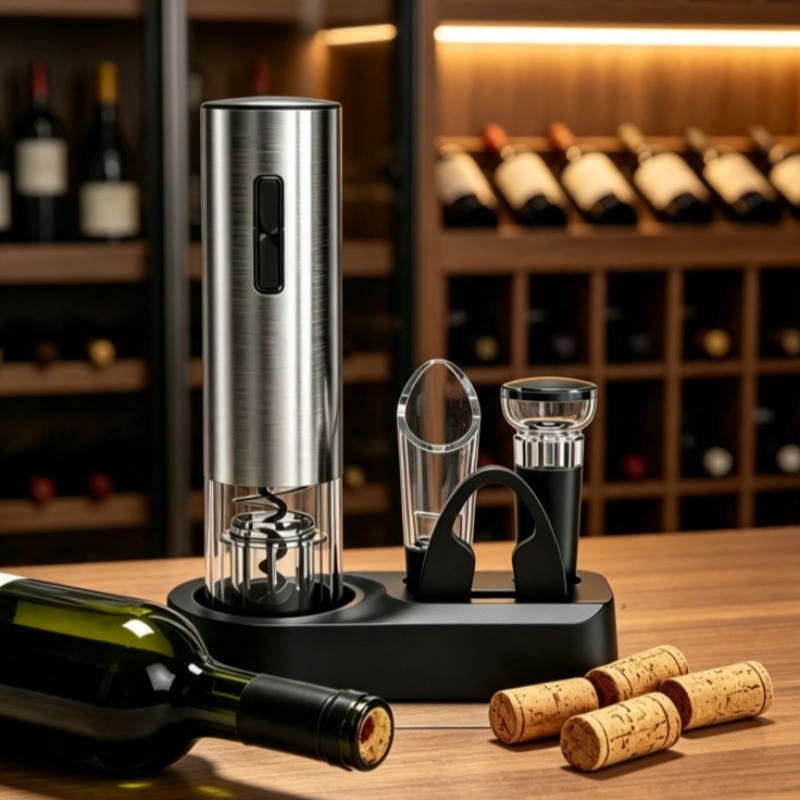فتاحة زجاجات النبيذ الكهربائية - مراجعة Wine Opener Electric وسعره