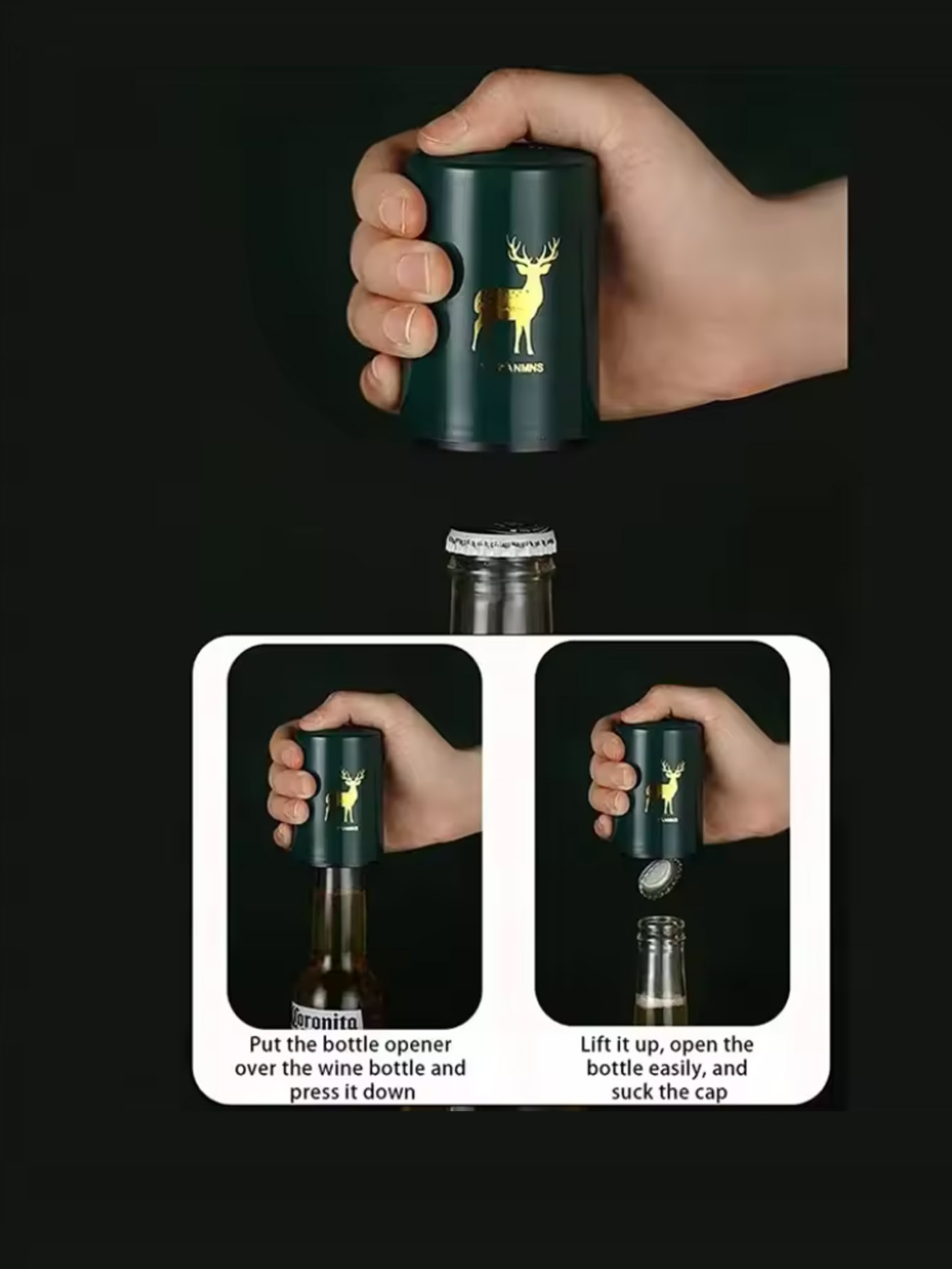 1 قطعة فتاحة الزجاجات البيرة ا - مراجعة Wine Opener Electric وسعره