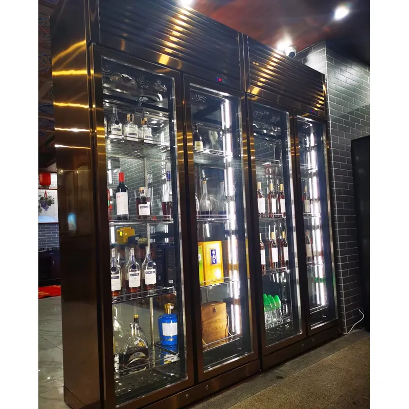ثلاجة نبيذ كهربائية بثلاثة أبو - مراجعة Wine Beer Fridge Cabinet وسعره