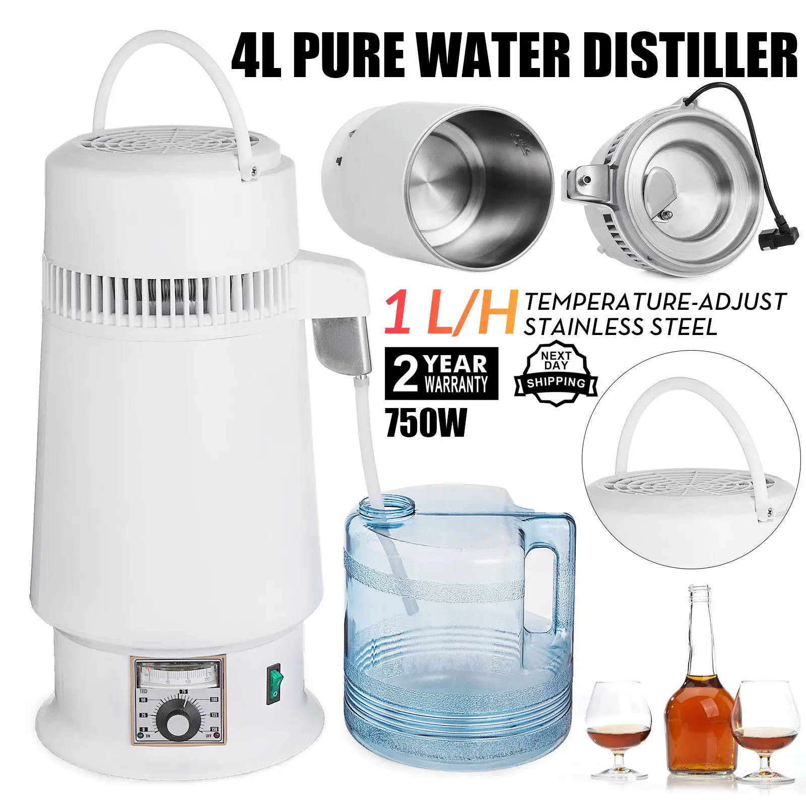 الكهربائية المياه الكحول المقط - مراجعة Wine Beer Distillation وسعره