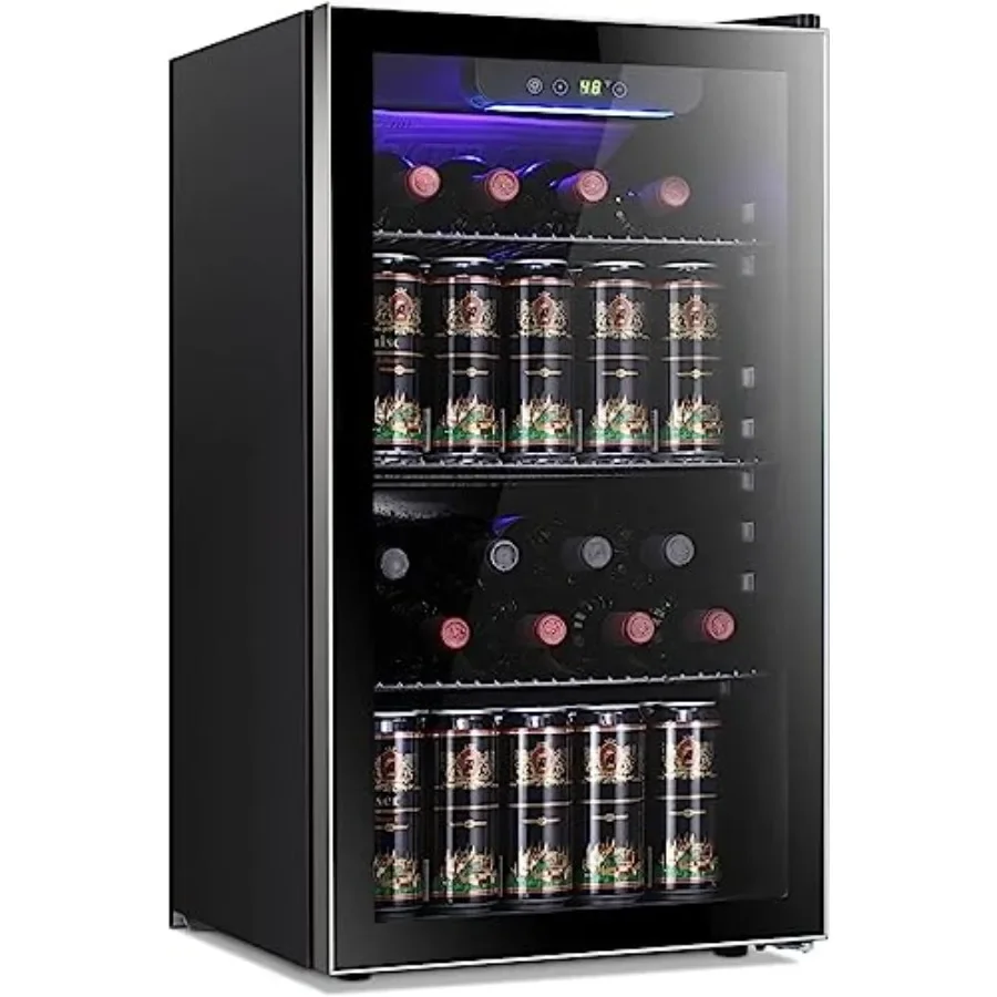 ثلاجة نبيذ/خزانة مشروبات بسعة  - مراجعة Wine Beer Fridge Cabinet وسعره
