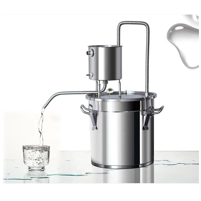 DIY معدات تخمير البيرة Moonshi - مراجعة Wine Beer Distillation وسعره