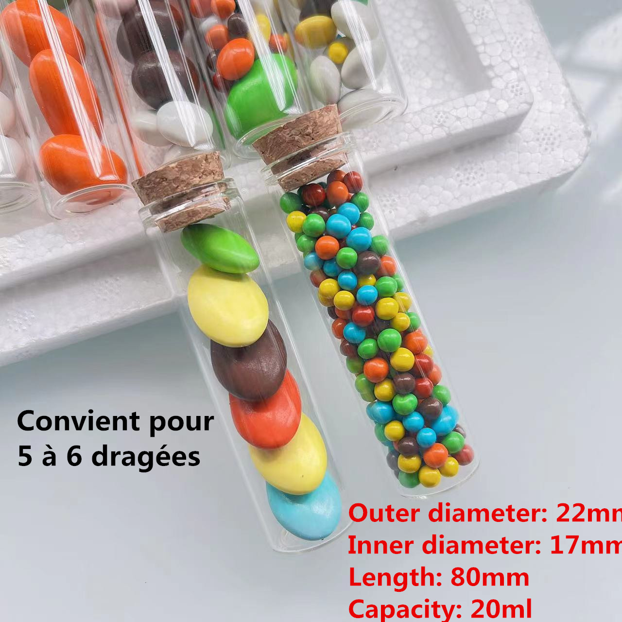 50 قطعة/الوحدة الزجاج زجاجة 22 - مراجعة Bottle Stopper Set وسعره