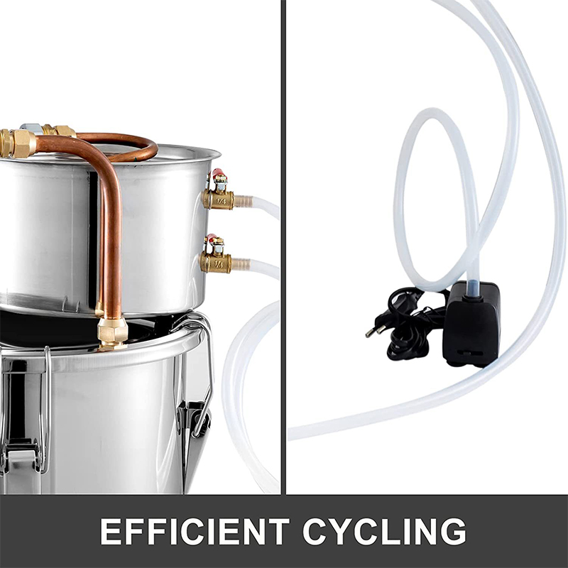 30L/50L الكحول تخمير المقطر لت - مراجعة Wine Beer Distillation وسعره