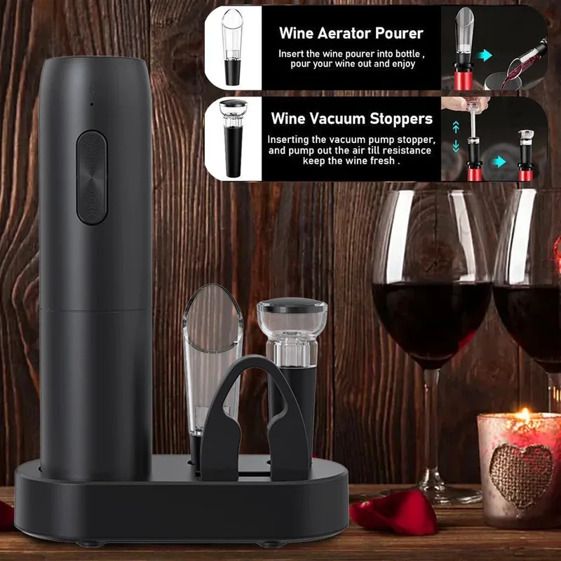 فتاحة زجاجات نبيذ كهربائية أوت - مراجعة Wine Opener Electric وسعره
